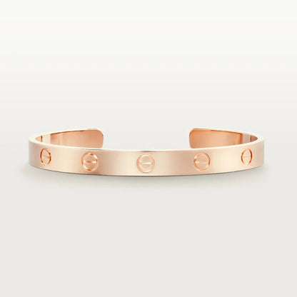 [NOBLE AURA] LOVE BRACELET 6.1MM OPEN CUFF