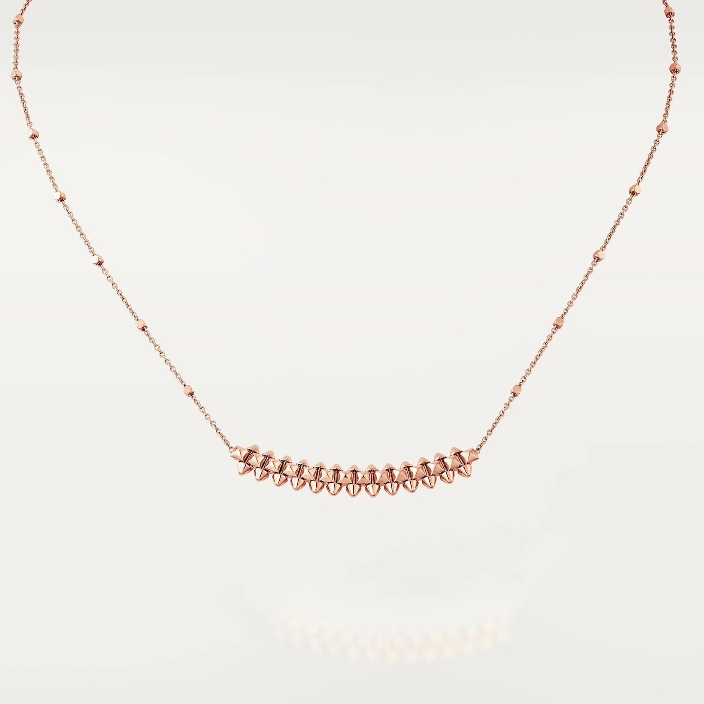 [NOBLE AURA]CLASH PINK GOLD NECKLACE