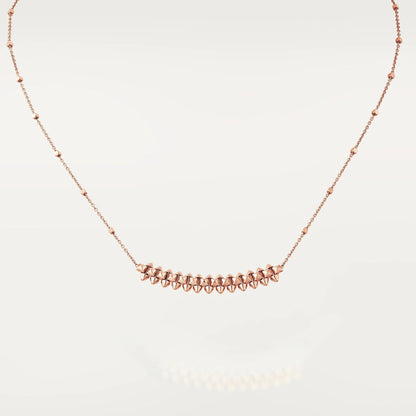 [NOBLE AURA]CLASH PINK GOLD NECKLACE