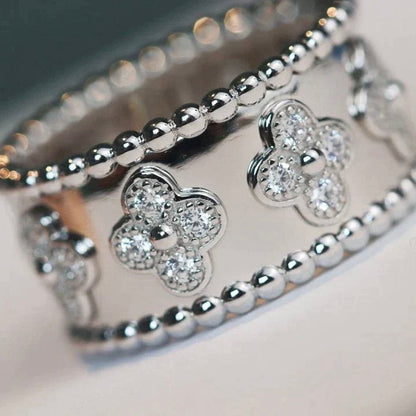 [NOBLE AURA]CLOVER KALEIDOSCOPE RING 10MM