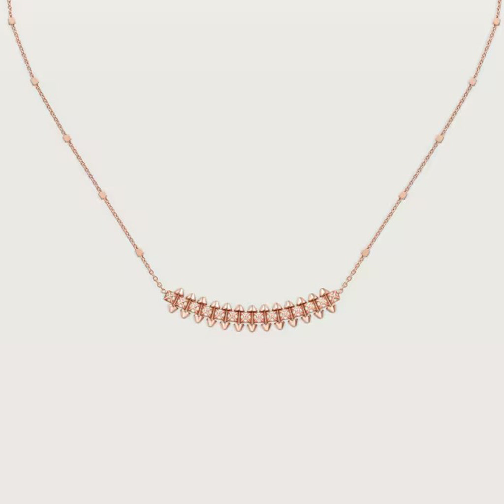 [NOBLE AURA] CLASH  SMALL FULL DIAMOND NECKLACE