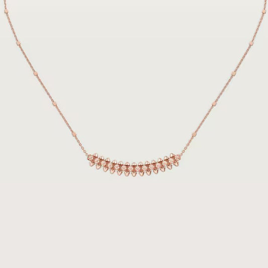 [NOBLE AURA] CLASH  SMALL FULL DIAMOND NECKLACE