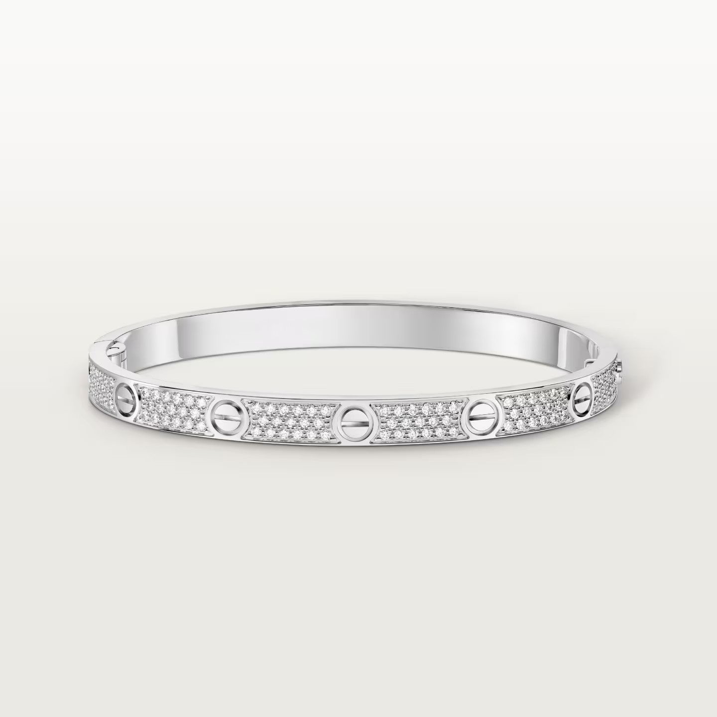 [NOBLE AURA]LOVE BRACELET 4.8MM DIAMOND-PAVED