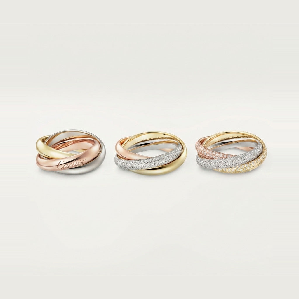 [NOBLE AURA]TRINITY 3.2MM RING COLLECTION