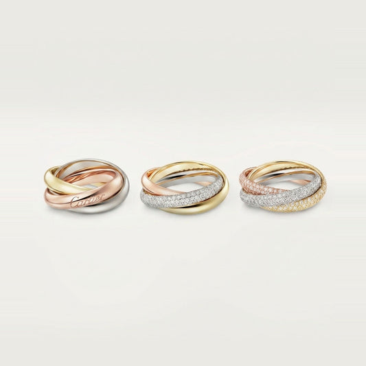 [NOBLE AURA]TRINITY 3.2MM RING COLLECTION