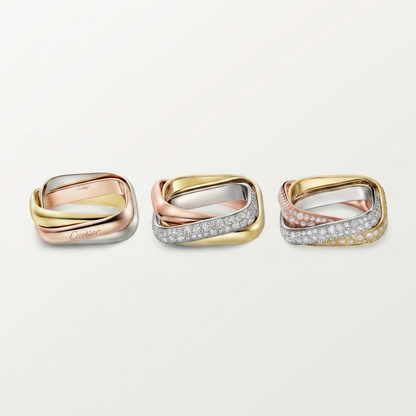[NOBLE AURA] TRINITY 3.5MM CUSHION RING COLLECTION