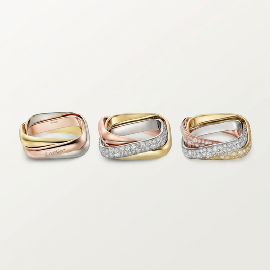 [NOBLE AURA] TRINITY 3.5MM CUSHION RING COLLECTION