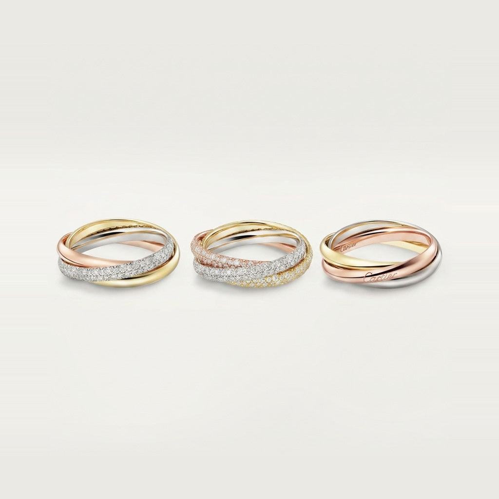 [NOBLE AURA] TRINITY 2.5MM RING COLLECTION