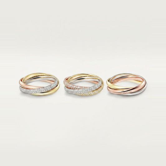 [NOBLE AURA] TRINITY 2.5MM RING COLLECTION