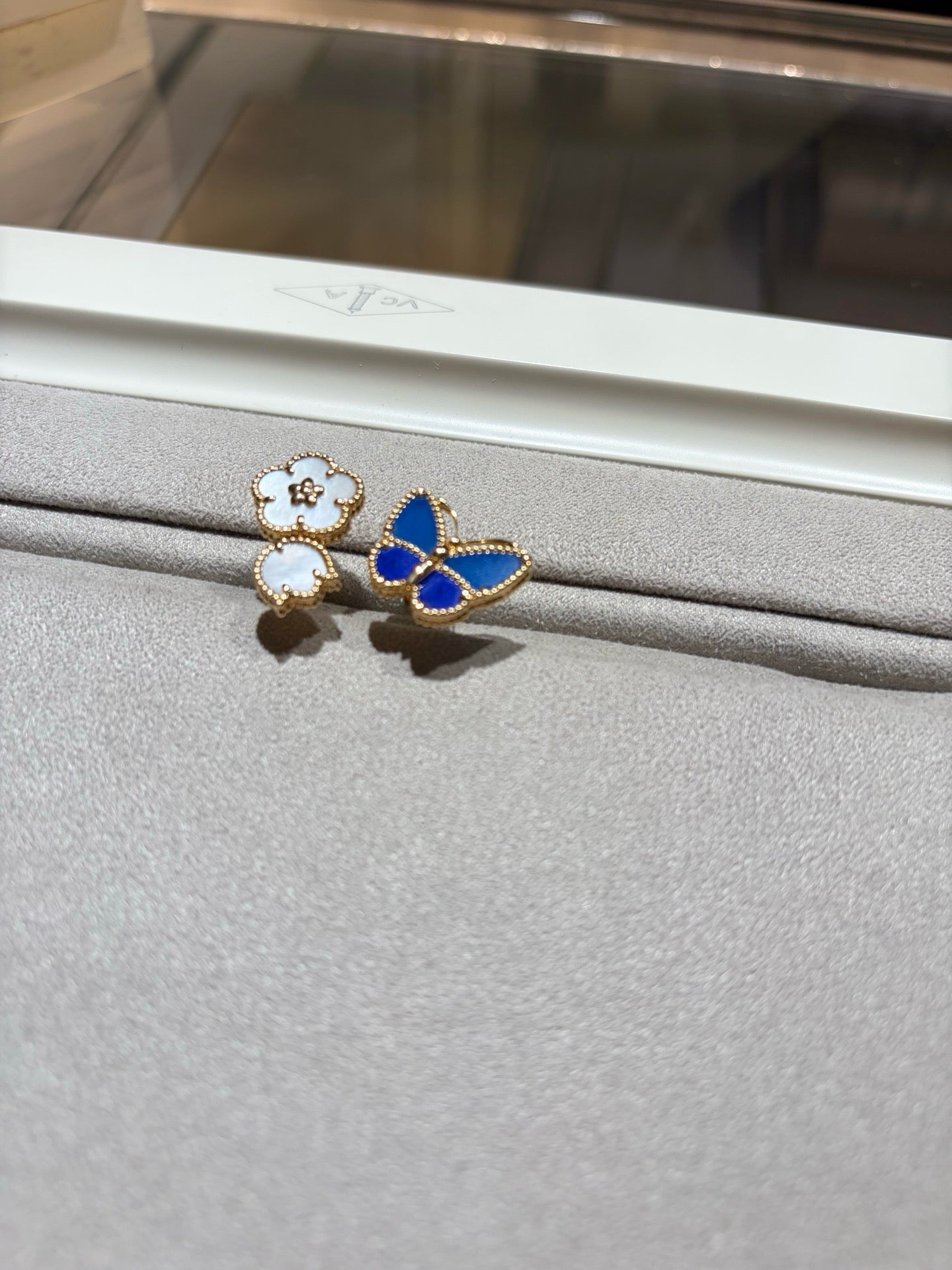 [NOBLE AURA] LUCKY SPRING BUTTERFLY OPEN-FACE RINGS