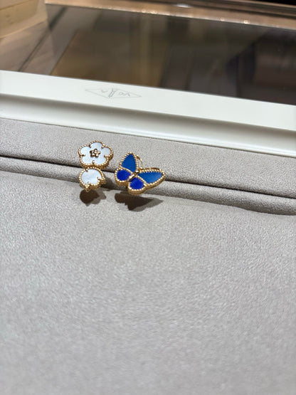 [NOBLE AURA] LUCKY SPRING BUTTERFLY OPEN-FACE RINGS