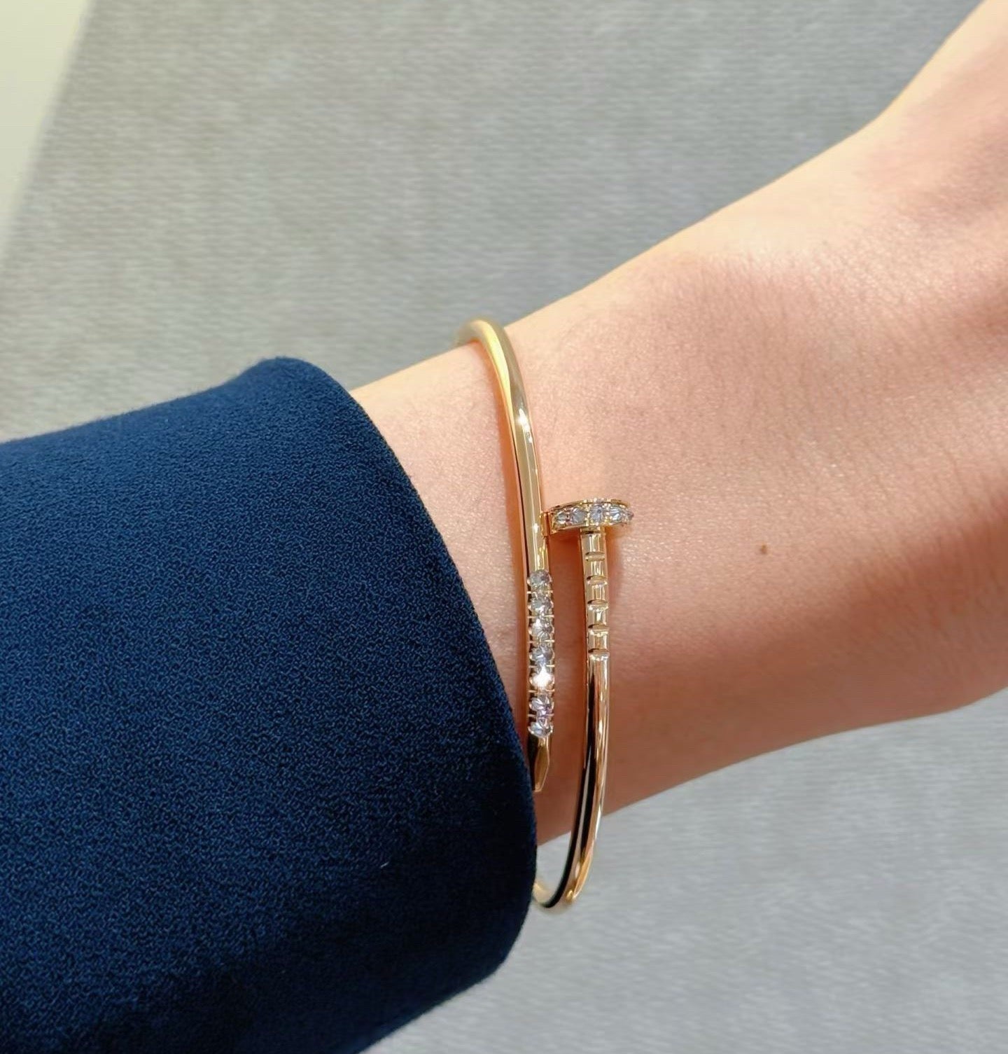 [NOBLE AURA] JUSTE BRACELET 2.5MM DIAMONDS NEW
