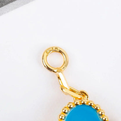 [NOBLE AURA] CLOVER 5 MOTIF TURQUOISE BRACELET COLLECTION