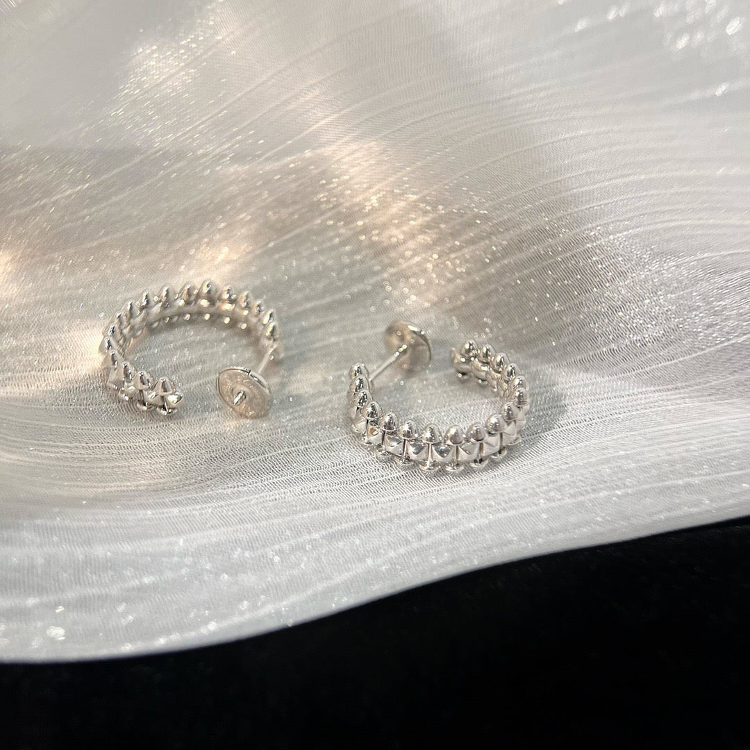 [NOBLE AURA]CLASH SMALL HOOP EARRINGS