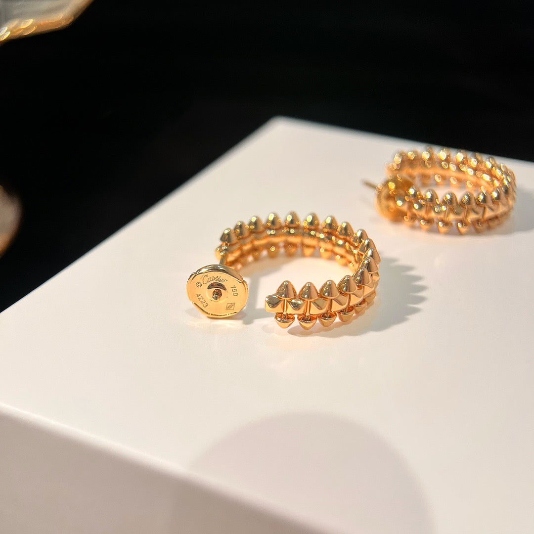 [NOBLE AURA]CLASH SMALL HOOP EARRINGS
