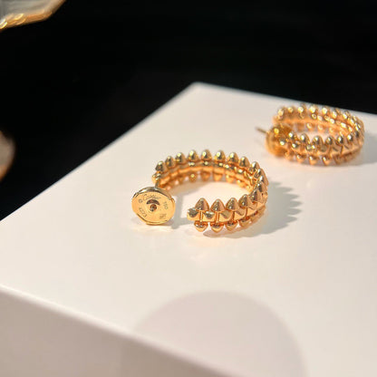 [NOBLE AURA]CLASH SMALL HOOP EARRINGS