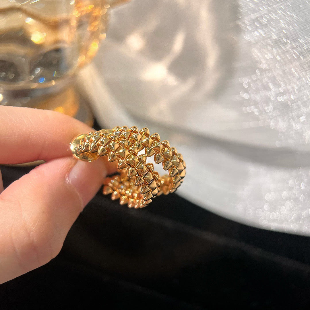 [NOBLE AURA]CLASH SMALL HOOP EARRINGS