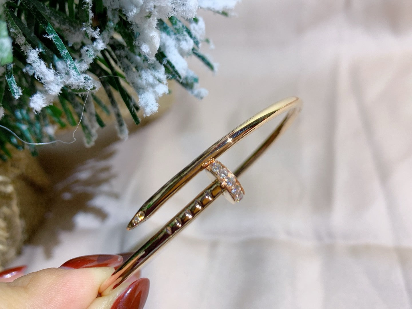 [NOBLE AURA]JUSTE BRACELET 2.5MM DIAMONDS