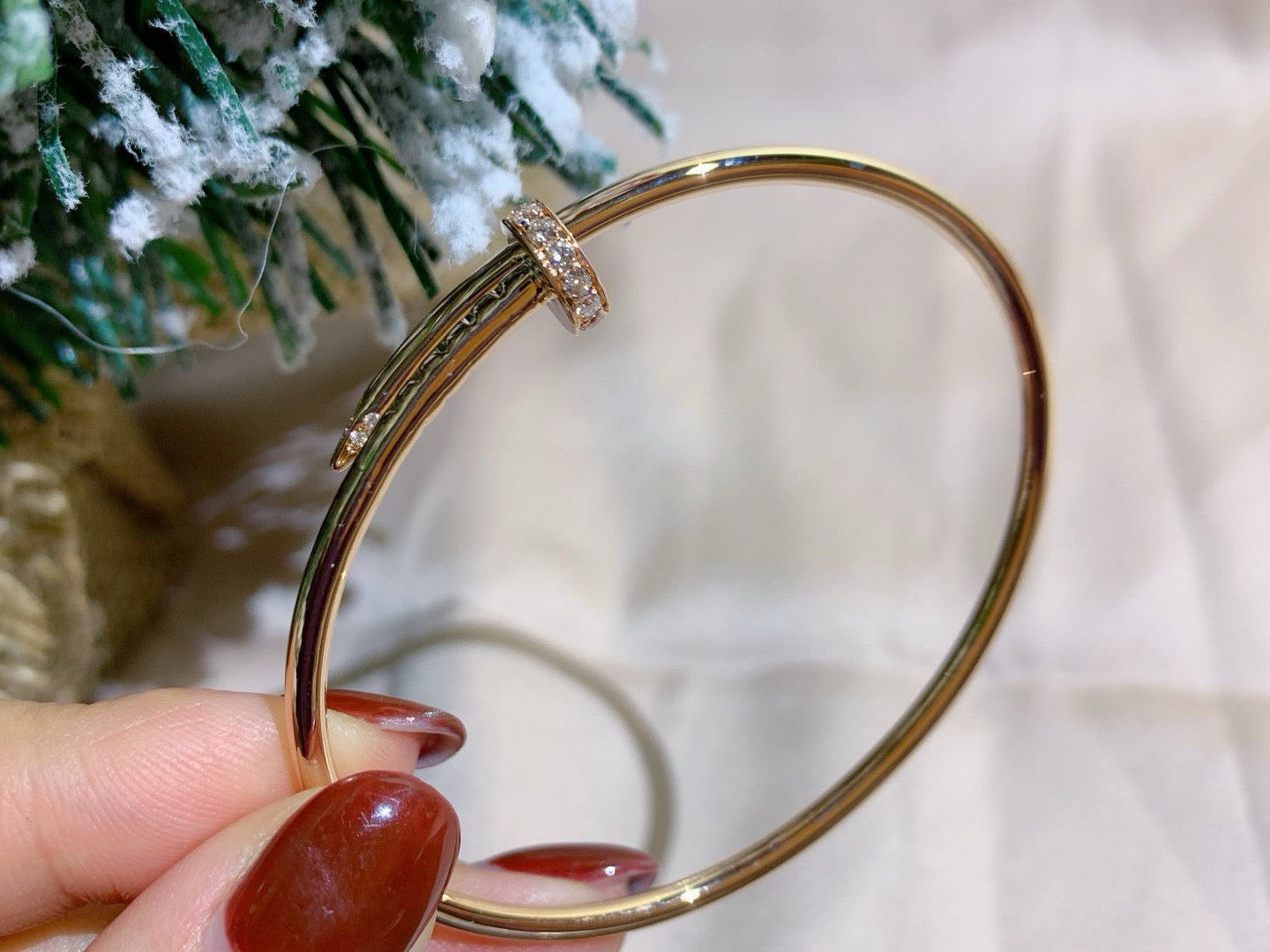 [NOBLE AURA]JUSTE BRACELET 2.5MM DIAMONDS