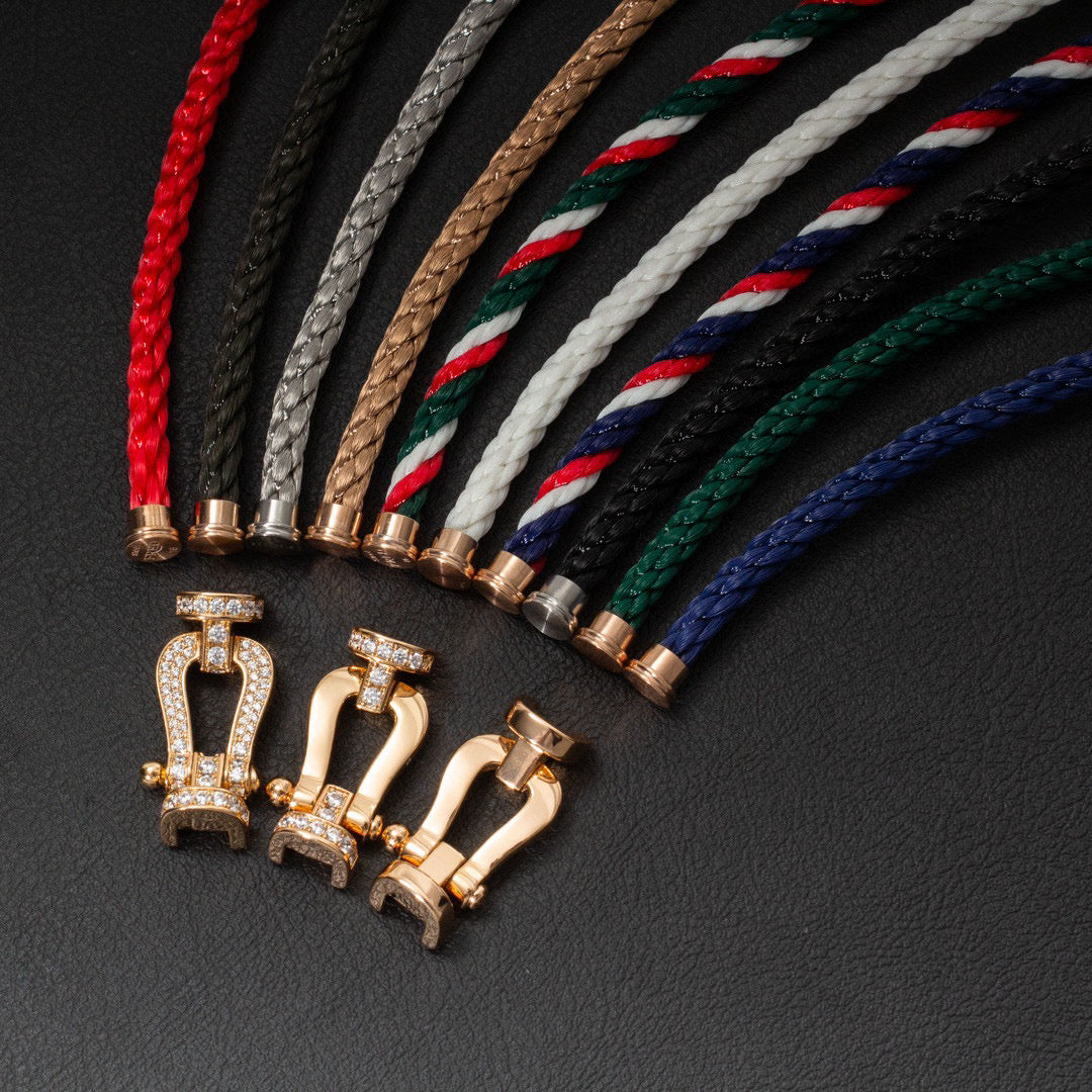 [NOBLE AURA]FORCE LARGE HORSESHOE NO DIAMOND BRACELET GOLD