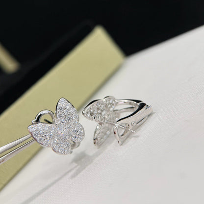 [NOBLE AURA]BUTTERFLY ALL DIAMOND EARRINGS