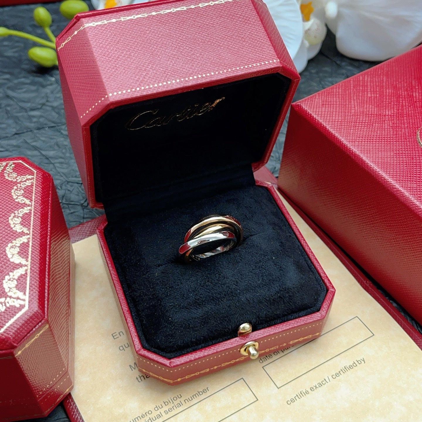 [NOBLE AURA]TRINITY 3.2MM RING COLLECTION