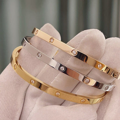 [NOBLE AURA]LOVE BRACELET 3.65MM 10 DIAMONDS