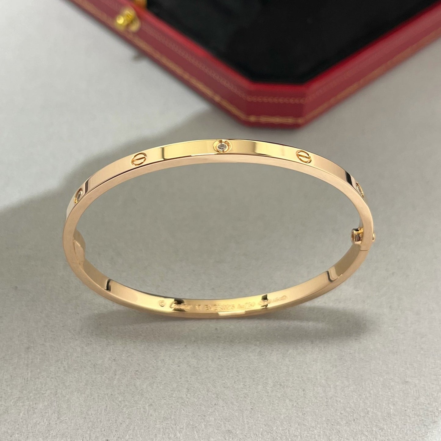 [NOBLE AURA]LOVE BRACELET 3.65MM 6 DIAMONDS