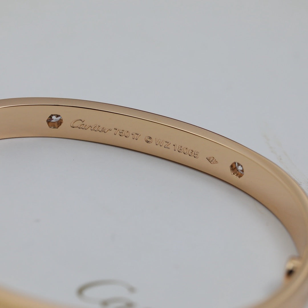 [NOBLE AURA]LOVE BRACELET 6.1MM 4 DIAMONDS