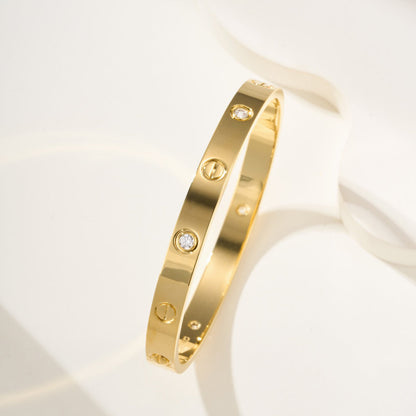 [NOBLE AURA]LOVE BRACELET 6.1MM 4 DIAMONDS