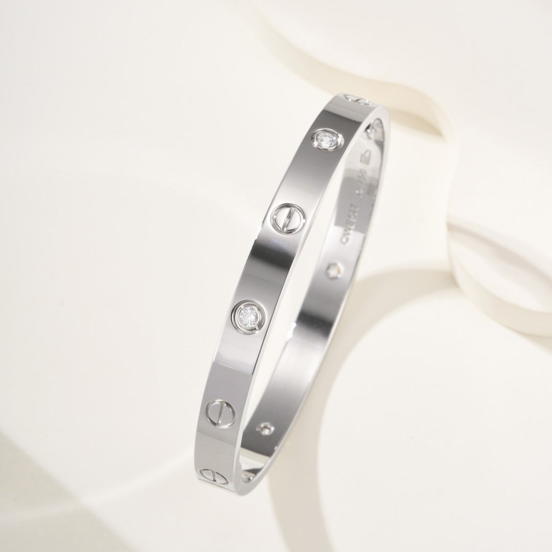 [NOBLE AURA]LOVE BRACELET 6.1MM 4 DIAMONDS