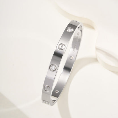 [NOBLE AURA]LOVE BRACELET 6.1MM 4 DIAMONDS