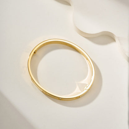 [NOBLE AURA]LOVE BRACELET 6.1MM 4 DIAMONDS
