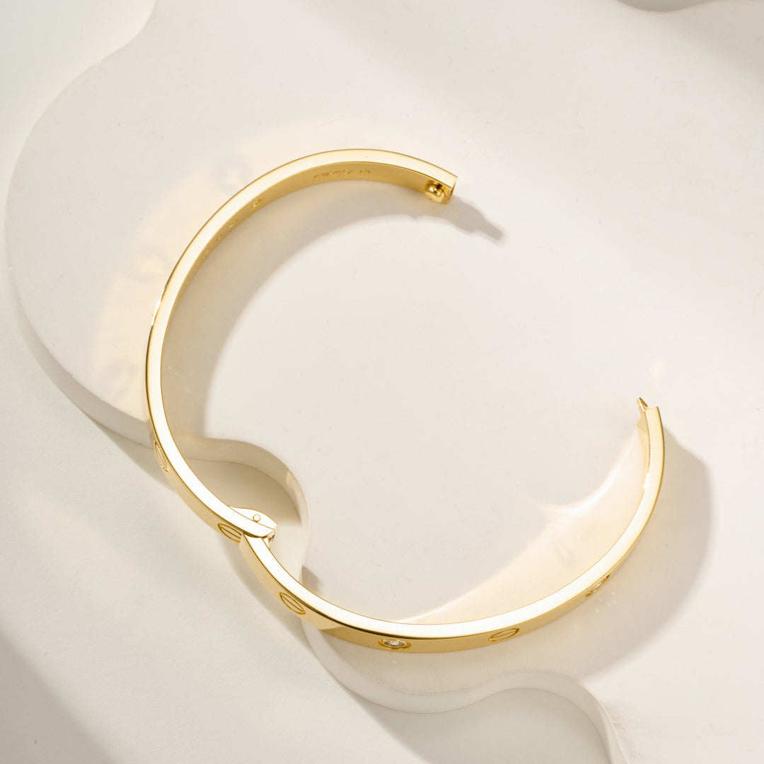 [NOBLE AURA]LOVE BRACELET 6.1MM 4 DIAMONDS