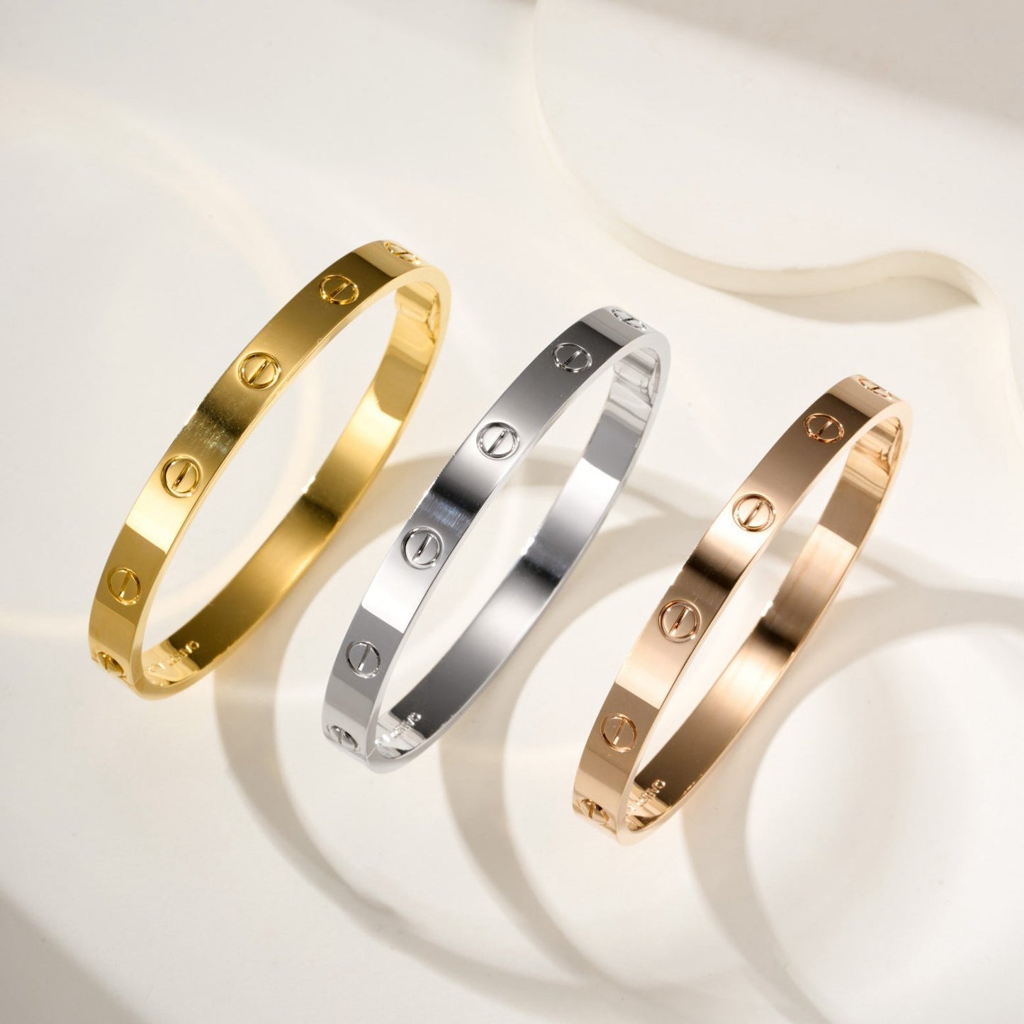 [NOBLE AURA]LOVE BRACELET 6.1MM NO DIAMONDS