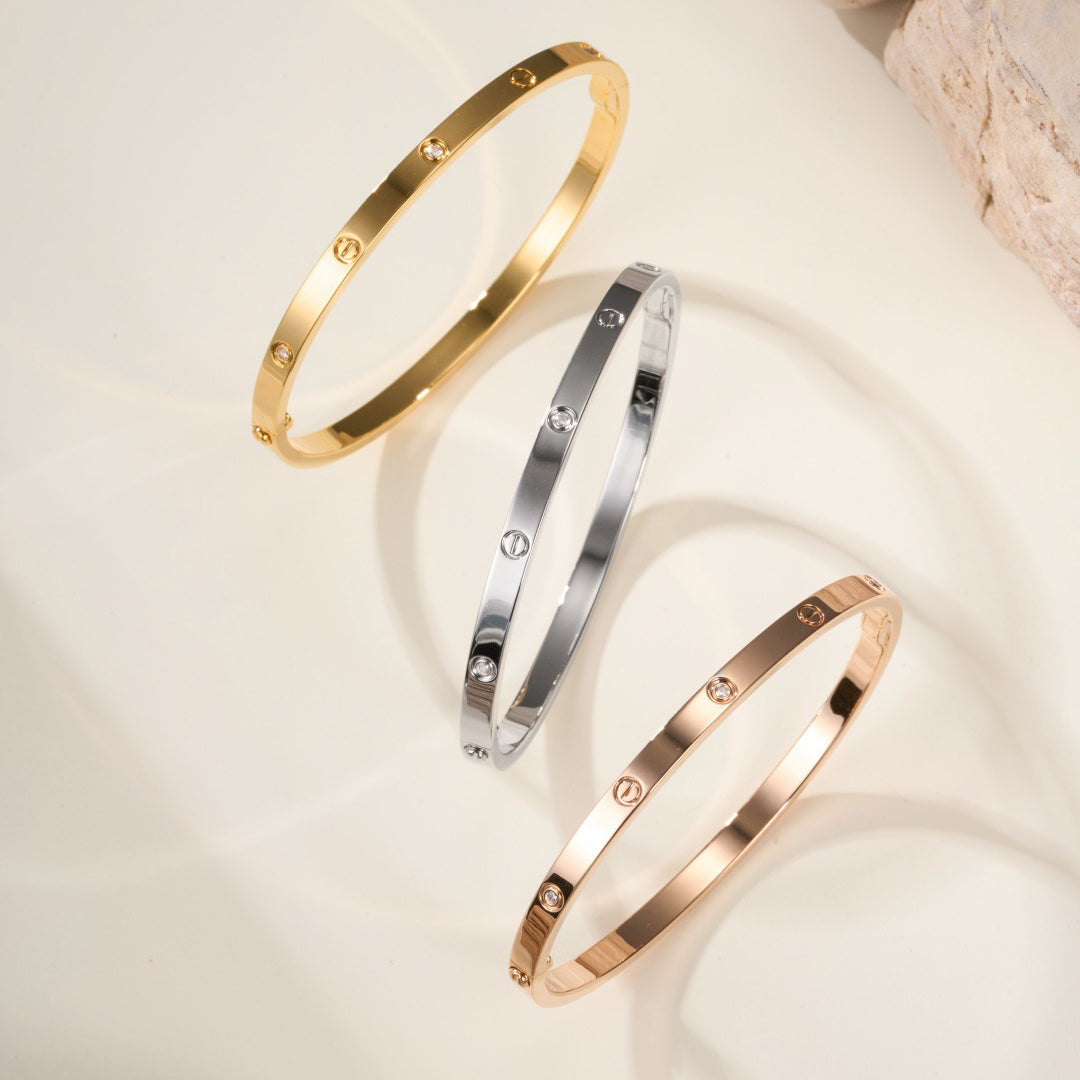 [NOBLE AURA]LOVE BRACELET 3.65MM 6 DIAMONDS