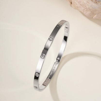 [NOBLE AURA]LOVE BRACELET 3.65MM 6 DIAMONDS