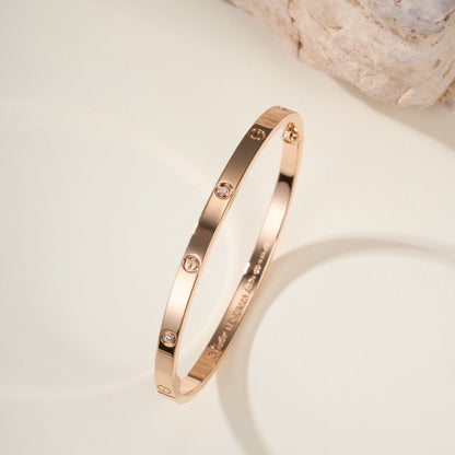 [NOBLE AURA]LOVE BRACELET 3.65MM 6 DIAMONDS