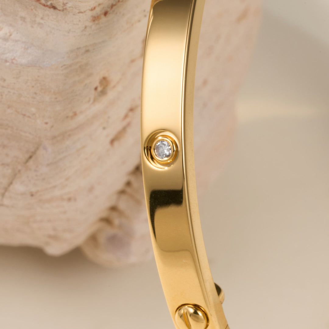 [NOBLE AURA]LOVE BRACELET 3.65MM 6 DIAMONDS