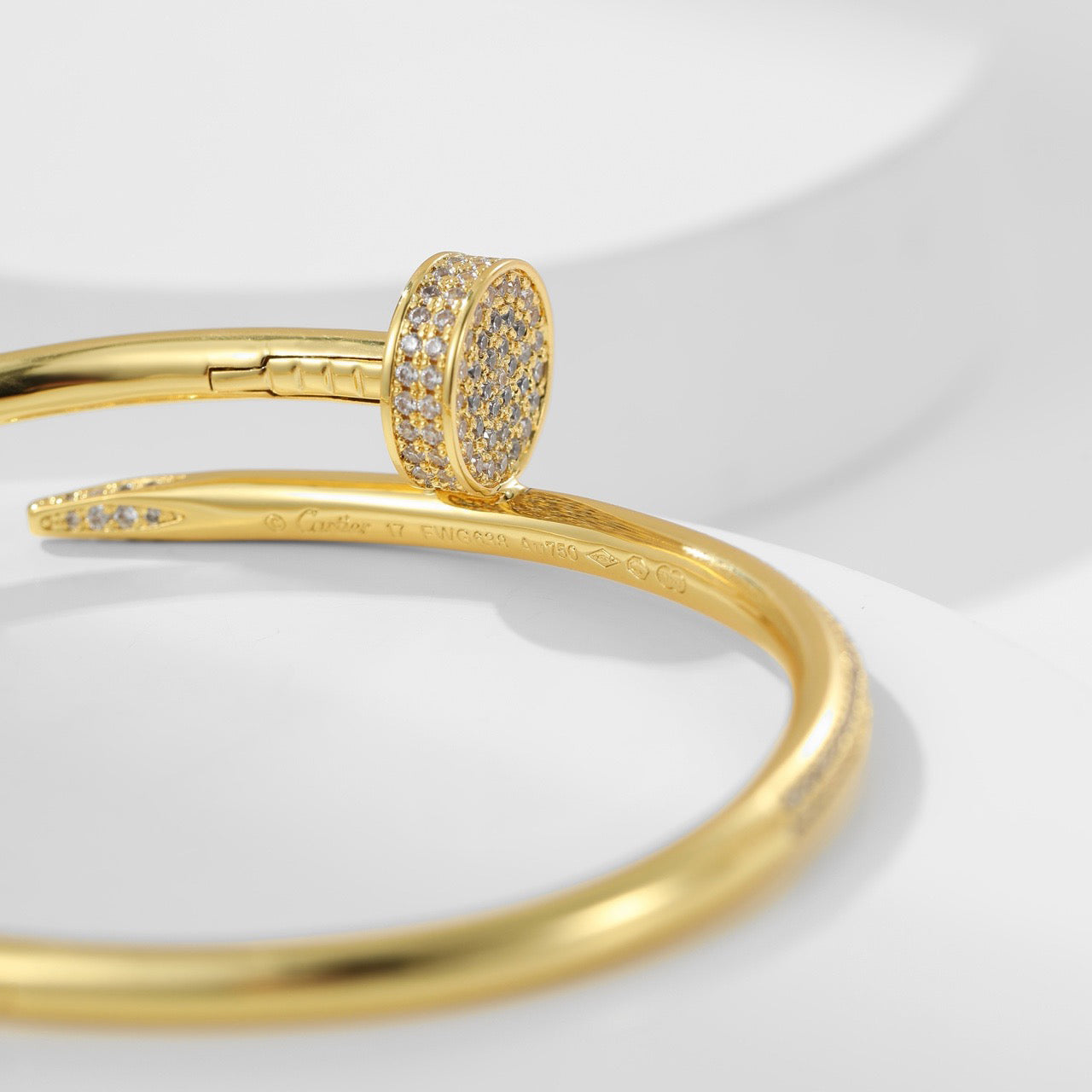 [NOBLE AURA]JUSTE BRACELET 3.5MM ALL DIAMONDS