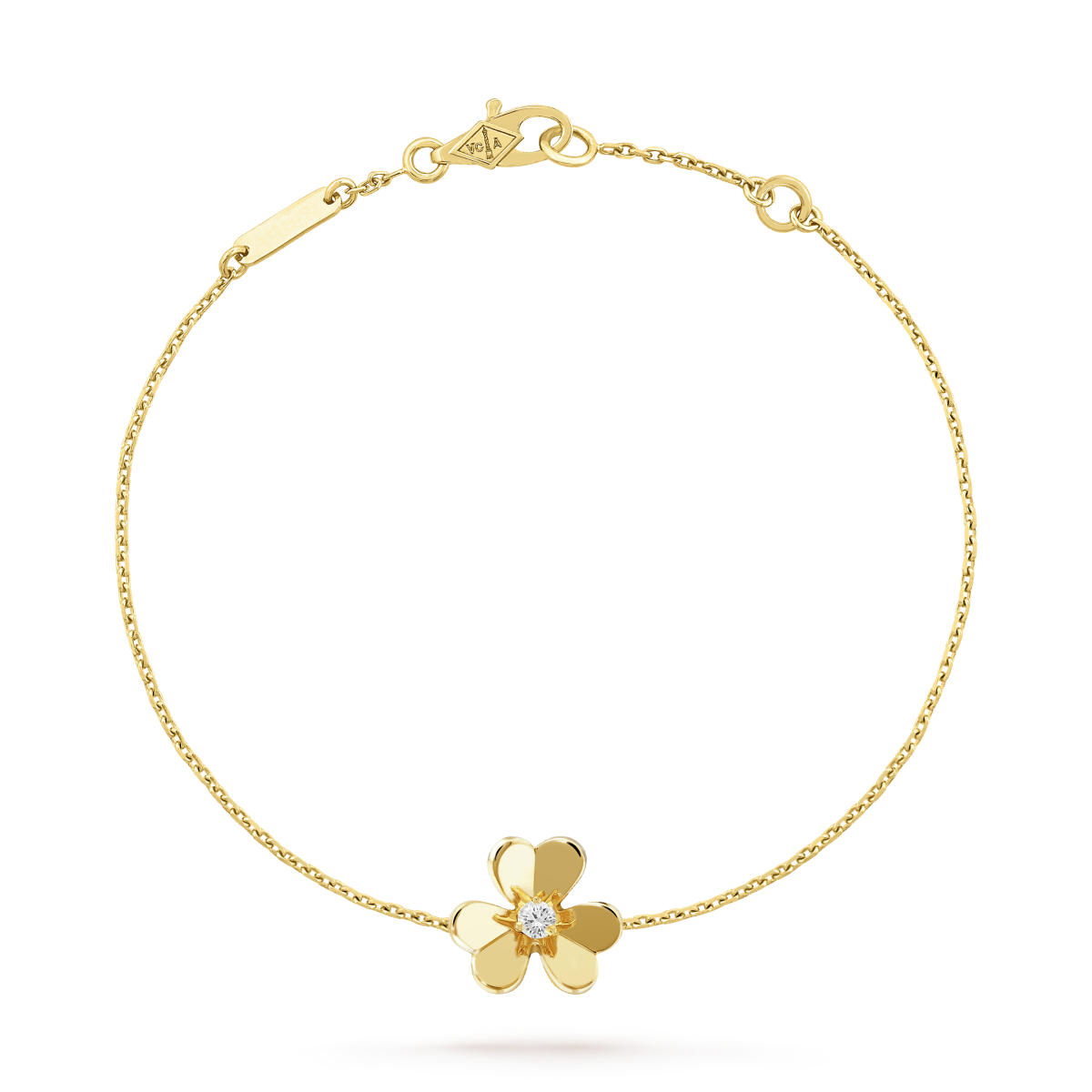 [NOBLE AURA]FRIVOLE GOLD FLOWER PINK MALACHITE BRACELET