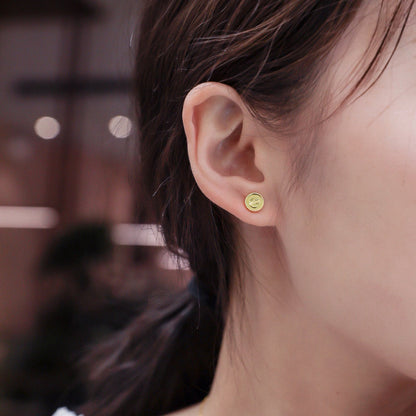 [NOBLE AURA]LOVE EARRINGS 7.2MM