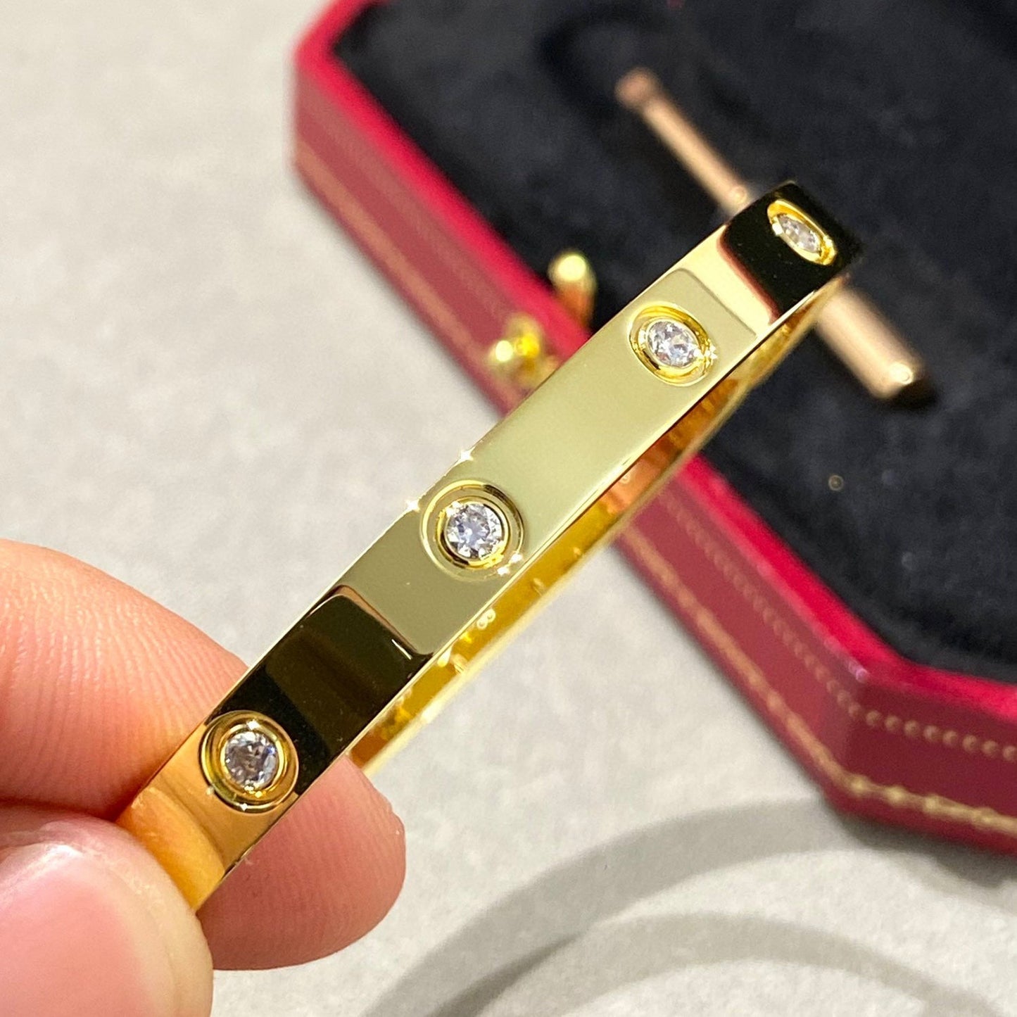 [NOBLE AURA]LOVE BRACELET 6.1MM 10 DIAMONDS