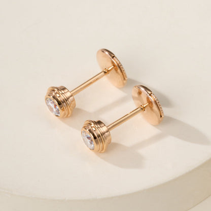 [NOBLE AURA]DAMOUR DIAMOND EARRINGS