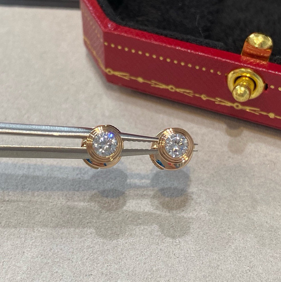 [NOBLE AURA]DAMOUR DIAMOND EARRINGS