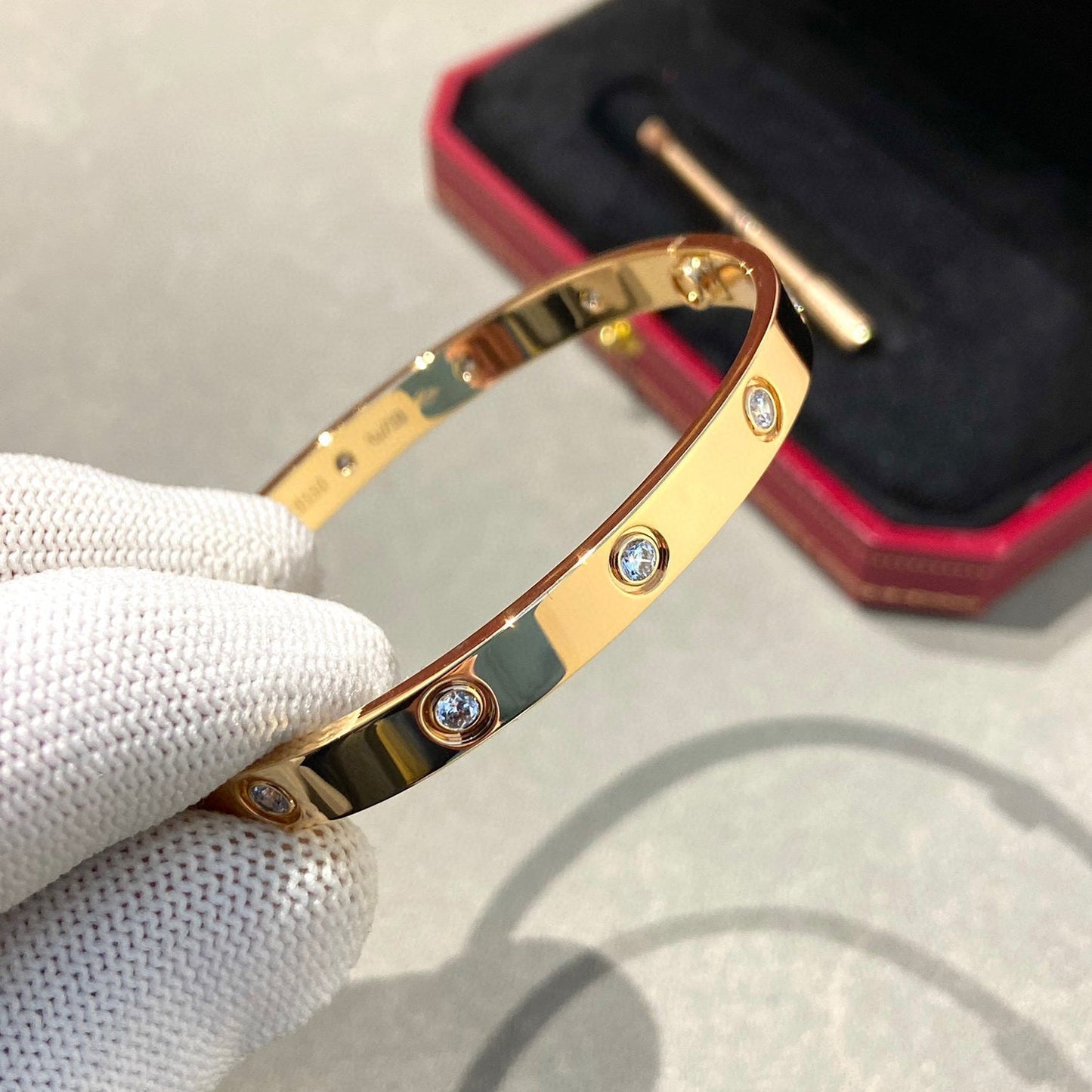 [NOBLE AURA]LOVE BRACELET 6.1MM 10 DIAMONDS