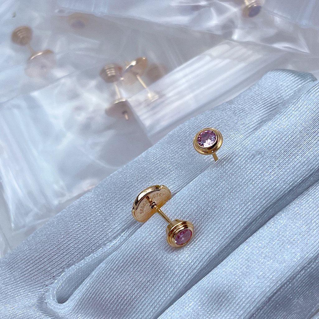[NOBLE AURA] DAMOUR PING DIAMOND EARRINGS