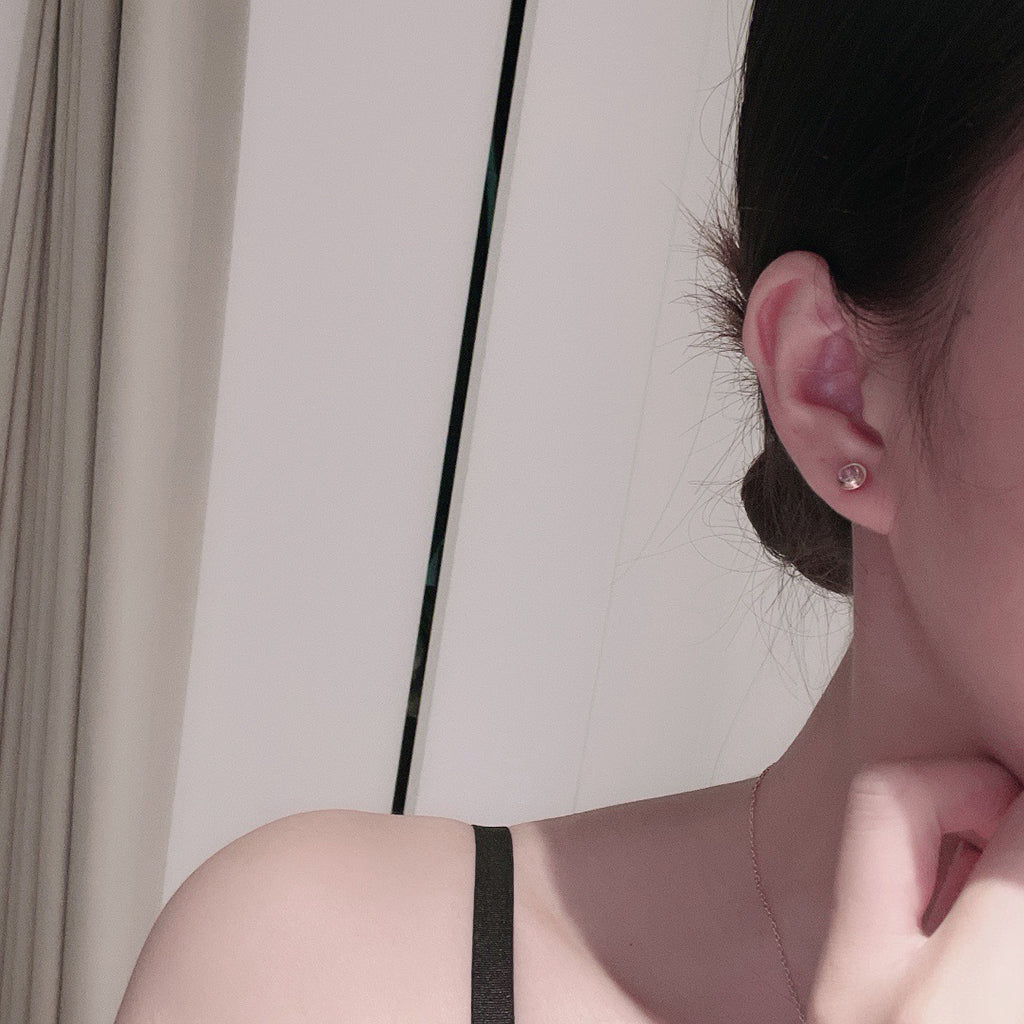 [NOBLE AURA] DAMOUR PING DIAMOND EARRINGS