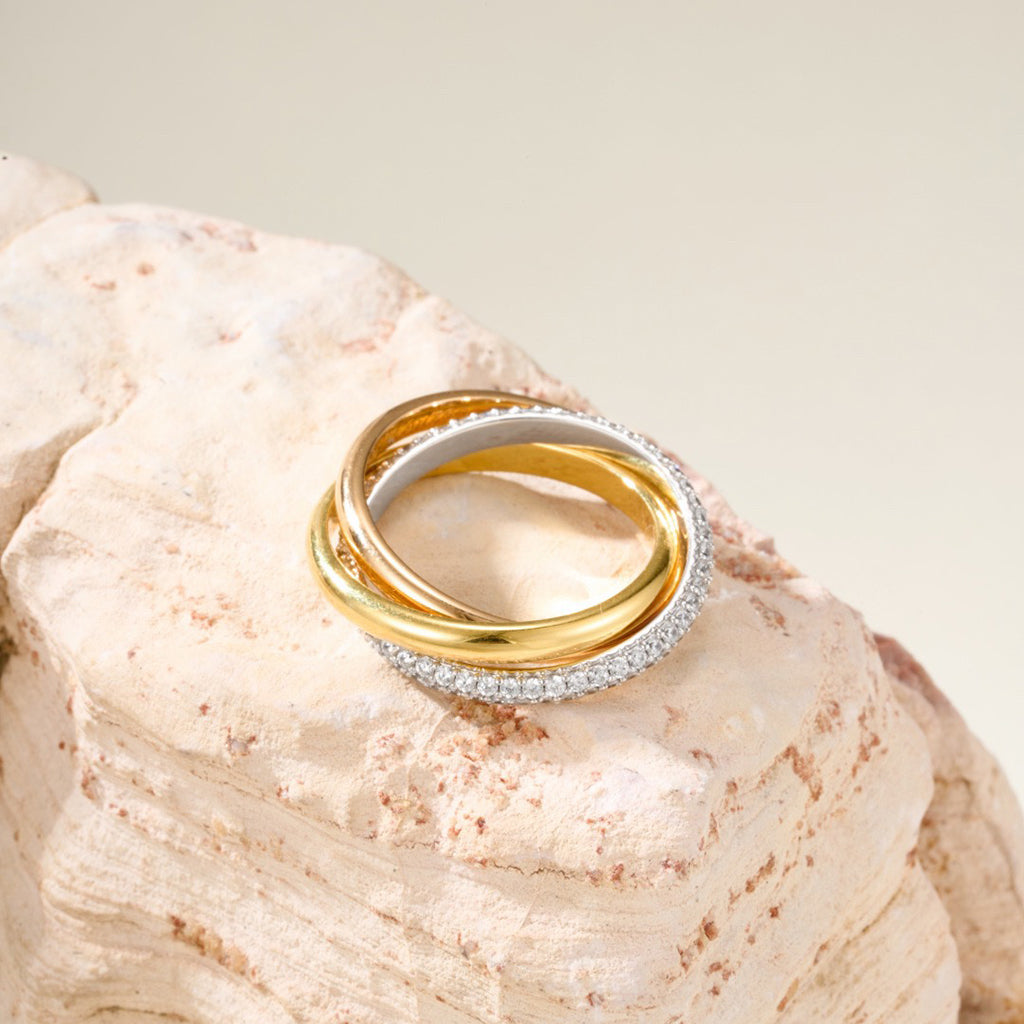 [NOBLE AURA]TRINITY 3.2MM RING COLLECTION