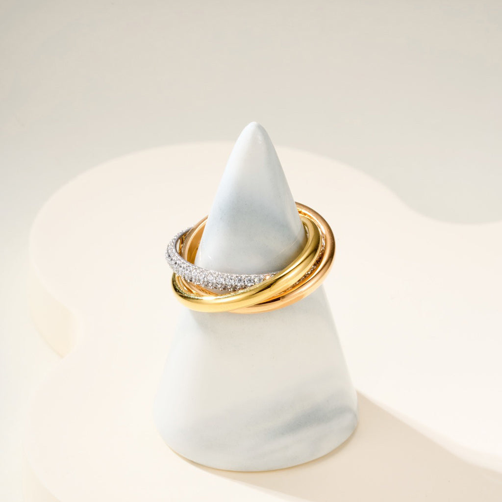 [NOBLE AURA] TRINITY 2.5MM RING COLLECTION